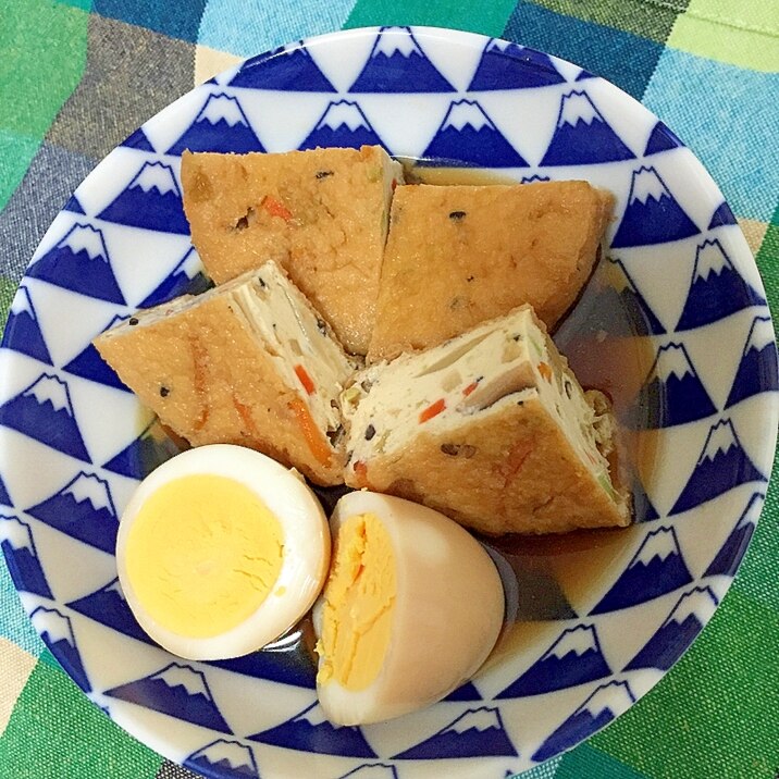 がんもとゆで卵の煮物☆